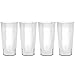 Kryllic Clear Plastic Drinking Glasses Set of 16 Clear Cups - 20 OZ Reusable Dishwasher Safe Tumbler Cups for Kitchen, Outdoor Party