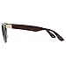JULI Mens Womens Fashion Wayfarer Wood Bamboo Printed Black Frame Black Lens Wrap 52MM Sunglasses 4195WN