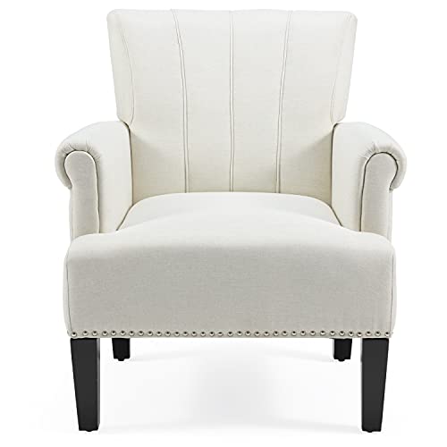 YOLENY Living Room Accent Chair with Armrests, Modern Accent Chair
