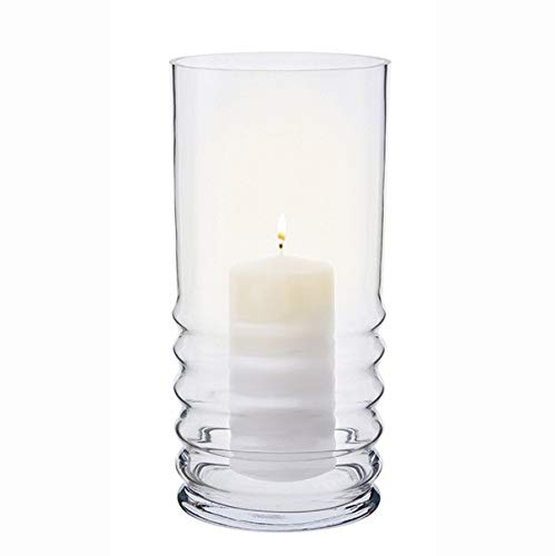 Dartington Crystal Wibble Large Hurricane, Single | Wibble Large Hurricane | 290mm | Create a relaxed evening atmosphere with this attractive candle holder | Gift for family or friends