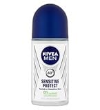 Nivea For Men,Sensitive Protect 48 Hour Deodorant Roll-On, 50 ml, (Pack of 2)