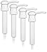 BAR5F Gallon Pump Dispenser | Hand Sanitizer, Lotion, Disinfection and Cleaning Liquids, Mouthwash | Suitable for Gel Based Liquids | 30cc (1 ounce) Output; Low Viscosity Liquids (Pack of 4)