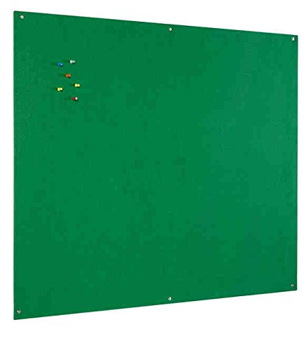 Bi-Office Notice Board, Green Felt, Unframed, 180 x 120 cm