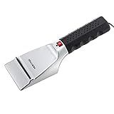 MotorFansClub 12V Auto Heated Snow Ice Scraper Winter Windshield Electric Snow and Non-Scratch Ice Scraper for Melting Ice and Snow