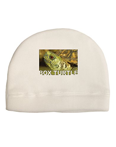 TooLoud Menacing Turtle with Text Child Fleece Beanie Cap Hat