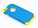iPhone 6 Case, iPhone 6S Case, 4.7 inch, ULAK Slim Dual Layer Protective Case Fit for Apple iPhone 6 / 6S 4.7 inch Hybrid Hard Back Cover and Soft Silicone - Blue/Yellow