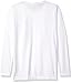 adidas Big Boys' Essential Clima Long Sleeve Tee, White, X-Large/18