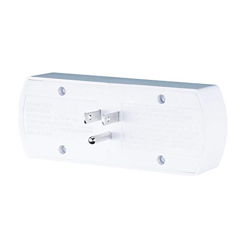 RAYZ 2 PACK 3 Prong Outlet Power Wall Tap Adapter, Triple Mini Multi