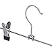 DOIOWN 6 Tier Skirt Hangers Pants Hangers Closet Organizer Stainless Steel Fold up Space Saving Hangers (2-Pieces)