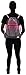 adidas unisex-adult Alliance Sublimated Prime Sackpack, Bahia Magenta/Black/Chalk Coral, One Size