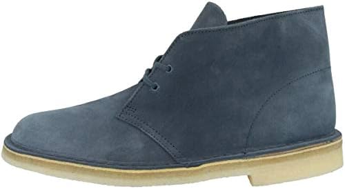 navy blue desert clarks