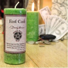 Wicked Witch Mojo "Fast Cash" Candle by Dorothy Morrison