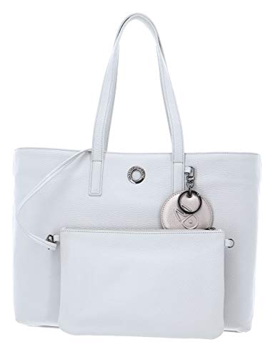 Mandarina Duck Women's Mellow Leather Messenger Bag, Grey (Mist), 12x19x28 Centimeters (W x H x L)