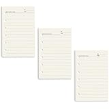 A7 Planner Inserts for 11 Packs, A7 Agenda Refill, 100 gsm