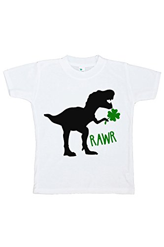 Custom Party Shop Kids Dinosaur St. Patricks Day 2T T-shirt