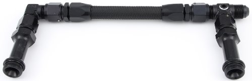 Fragola 930002-BL Black Size (-6) x 7/8-20 Dual Inlet 4150 Fuel Line Kit