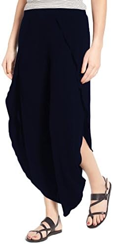 LOV ANNY Women's Casual High Waist Slit Yoga Wide Leg Palazzo Pants