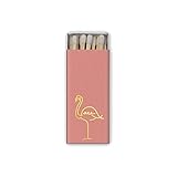 Gold Foil Flamingo Matches