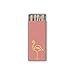 Gold Foil Flamingo Matches