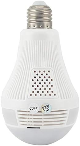 YOMRIC Home WiFi Camera, Camera for Home Baby Pet Monitor Remote Viewing Camera Night Vision Motion Detection Wireless Camera (Color : Light bulb+16G)