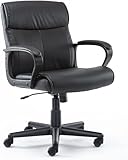 OLIXIS Office Desk Chair with Padded Armrests Mid
