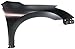 CPP Front Passenger Side Primed Fender Replacement for 2007-2012 Nissan Altima Sedan