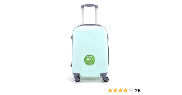 Maleta de Cabina rigida con 4 Ruedas Medidas para Ryanair Gran Variedad de  Colores (Verde Agua) : Amazon.es: Moda
