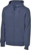 Sport-Tek Men's Big And Tall Durable Full-Zip Hooded Sweatshirt