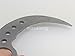 MASALONG Training Unsharpened Knife Karambit Dull Blade Martial arts Knione