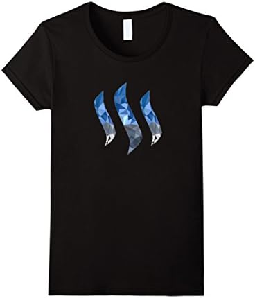 Womens Steemit T-Shirt | Steem Cryptocurrency Blockchain Tee Shirt Small Black
