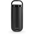 Ember Tumbler, Temperature Control Travel Mug, Stainless Steel, App-Controlled Heated Coffee Mug with 3-Hour Battery Life, Bl