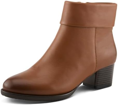 Amazon.com: VIONIC, Women's, Ariana Zip Short Boots, Black Tumbled