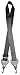 Performance Plus GS6-BK Adjustable Length Woven Banjo Strap with No-Scratch Hooks, Black