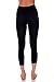 Emmalise Women Seamless Capri Layering Leggings - Black, Plus Size