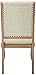 Coaster Home Furnishings - Brockway - Set of 2 Upholstered Dining Chair with Button Tufted, Nailhead Trim and Diamond Motif - Dining Room & Kitchen - Barley Brown - 110292