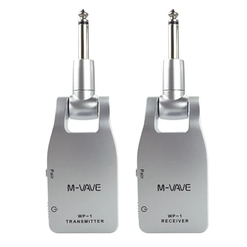 M-VAVE WP-1 Transmissor e receptor sem fio para guitarra 2.4G, ferramentas com bateria integrada para captador de guitarra e baixo, peças para instrumentos com pontas