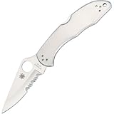 Spyderco Delica 4 Stainless Steel with Combo Edge
