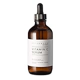 Vitamin C Serum 4 oz with Organic Hyaluronic Acid, Lighten Sun Spots, Anti Aging, Anti Wrinkle, Light and Oxygen Stable MAP Vitamin C ASTERWOOD NATURALS Classic Formula Bottle