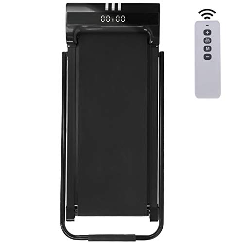 FASESH-Folding-Treadmill-2-in-1-Foldable-Electric-Shock-Absorbing-Treadmill-wRemote-Control-LED-Display-for-Home-Gym-Office-Apartment-Installation-Free-Portable-WalkingRunning-Trainer