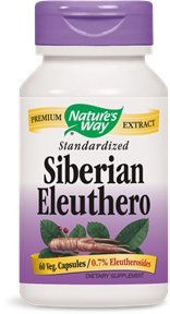 Nature's Way Siberian Eleuthero Standardized - 60 Capsules