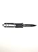 OTF Mid-Size Dbl Action Safety Knife Dual Edge Textured Blk