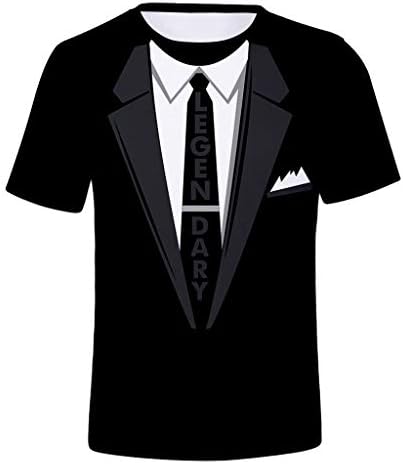 Dragon868 T-Shirts for Man Designer Retro Men's Casual Taiji Ying Yang 3D Printing Short Sleeve O-Neck T-Shirt Top Blouse