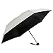 Fidus Ultra Light Mini Compact Travel Umbrella – Windproof Portable Parasol Sun & Rain Outdoor Golf Umbrella with 95% UV Protection for Women Men Kids-Creamy White