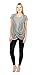 Savi Mom Draped Maternity & Nursing/Breastfeeding Shirt Top w/Cami (Large, Heather Gray)