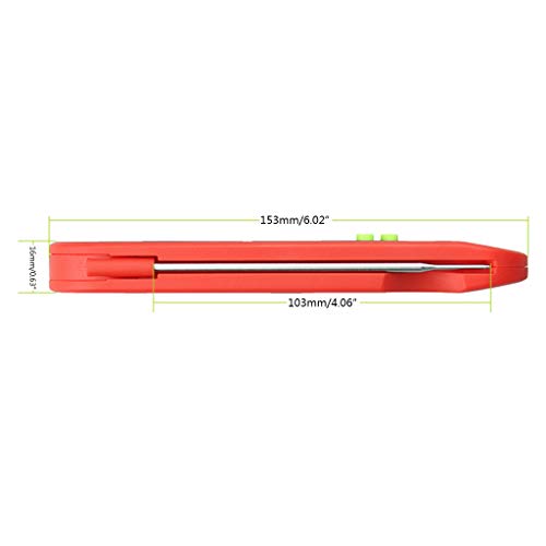 Waterproof Cooking Thermometer Digital Thermometer Instant Read Liquid Thermometer Folding Probe Calibration Function Cooking Food BBQ Grill Kitchen Accessory By Sixsons - Thumbnail 4