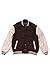 G-Style USA Men's Letterman Baseball Varsity JacketVJ100A - Brown/Khaki - X-Large