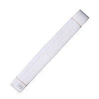 HongH Kid Taekwondo Belts Cotton Martial Arts Judo Karate TKD Jujitsu BJJ Aikido Kempo Rank Belt Length 87" (White)