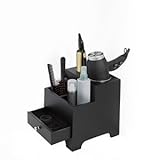 Richards Homewares Personal Black 2 Compartment Hair Dryer Organizer