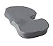 Memory Foam Seat Cushion for Back Support and Pain Relief - Coccyx Cushion - Perfect for Office Chairs and Wheelchairs - Sciatica Relief Pillow - by HomeFoam
