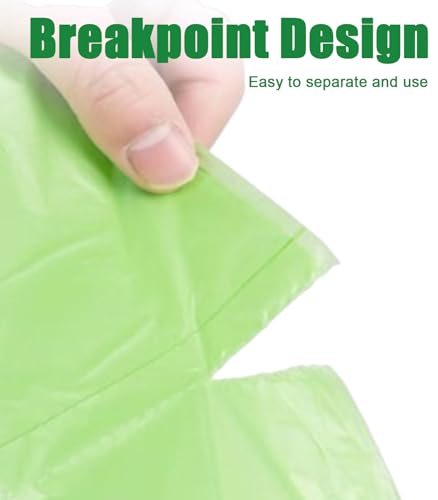 RULDGEE Compostable Food Waste Bags 20l Caddy Liner 100 Counts Green Bin Bags Small Trash Bags for Kitchen